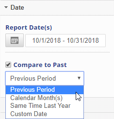 select date range